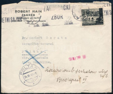 1942 Cenzúrázott Levél Budapestre / Censored Cover - Altri & Non Classificati