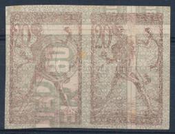 (*) 1919 Mi 103 Próbanyomat Pár Bankjegy Papíron / Proof Pair On Banknote Paper - Sonstige & Ohne Zuordnung