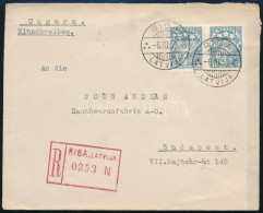 1930 Ajánlott Levél Budapestre / Registered Cover To Hungary - Otros & Sin Clasificación