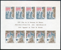 ** 1982 Történelmi Események Vágott Kisív / Imperforate Mini Sheet Mi 1526-1527 (Yvert EUR 350.-) - Sonstige & Ohne Zuordnung