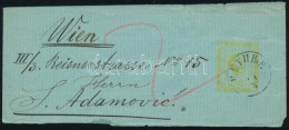 ~1899 Teljes Címszalag Bécsbe / Complete Wrapper To Vienna - Otros & Sin Clasificación