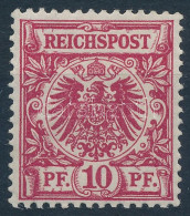 ** 1889 Mi 47a (Mi EUR 1.500.-) Sign. Zenker BPP - Sonstige & Ohne Zuordnung