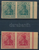 (*) 1902 Germania Próbanyomat ívszéli Párok Mi 70P + 71P (Mi EUR 3.400.-) - Autres & Non Classés