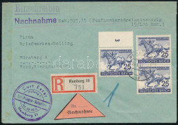 1942 Ajánlott Levél 3 Db Bélyeggel / Registered Cover - Autres & Non Classés