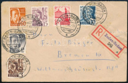 Baden 1948 Ajánlott Levél / Registered Cover - Otros & Sin Clasificación