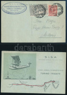 1926 Trieste - Milano Légi Képeslap (S.I.S.A. Reklámlap) / Airmail Advertising Postcard - Andere & Zonder Classificatie