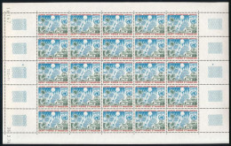 ** 1974 Meteorológiai Világnap Teljes ív / Complete Sheet Mi 495 (Mi EUR 325.-) - Sonstige & Ohne Zuordnung