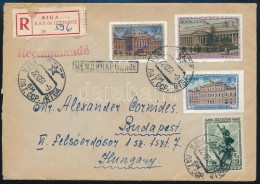 1951 Ajánlott Levél Budapestre / Registered Cover To Hungary - Autres & Non Classés