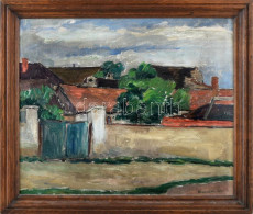 Körmendi-Frim Ervin (1885-1939): Napfényes Utca, 1912. Olaj, Vászon, Jelezve Jobbra Lent. Fakeretben. 46x55 Cm. / Oil On - Sonstige & Ohne Zuordnung