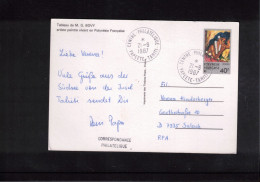French Polynesia 1987 Interesting Postal Stationery Postcard - Cartas & Documentos