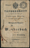 1853 Csizmadia Vándorkönyve 6kr Szignettával + 6kr CM Illetékbélyeggel. Borító Nélkül. Károlyi Sándor Makói Csízmadia. 4 - Non Classés