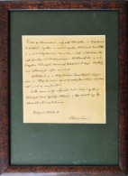 1878 Báró Vásárosnaményi Eötvös Loránd (1848-1919) Főrendiházi Tag, Fizikus, Egyetemi Tanár Akadémikus, Később: A Budape - Non Classés