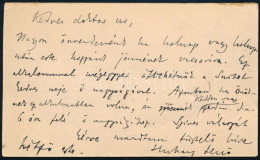 Cca 1890 Hubay Jenő (1858-1937) Hegedűművész, Zeneszerző Névjegykártyája Autográf Soraival A Hátulján Kedves Doktor úr M - Unclassified