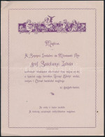 1897 Sopronvármegye és Sopron Sz. Kir. Város Közönsége Széchényi István Gróf Emlékszobrának ünnepélyes Leleplezésének Me - Unclassified