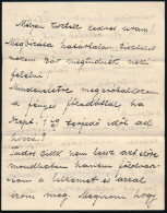 1907. Jun. 27 Jászai Mari (1850-1926) Színésznő Autográf Levele Gerő Ödön (1863-1939) újságíró, Szerkesztőnek, A Pesti N - Non Classificati