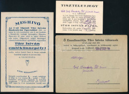 1929 Újpesti Türr István Hadastyán Egyesület Választmányi ülésének Jegyzőkönyve (1929. Jan. 6.), Valamint Meghívója Türr - Zonder Classificatie