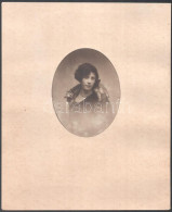 Cca 1920 Eger, Gráf Rudolf Fényképész Műtermében Készült Vintage Fotó, Ezüst Zselatinos Fotópapíron, Hidegpecséttel Jelz - Autres & Non Classés