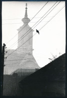 Cca 1975 Kőszegi István:" Őszi Reggel" Című, Feliratozott Vintage Fotóművészeti Alkotás, Ezüst Zselatinos Fotópapíron, F - Autres & Non Classés
