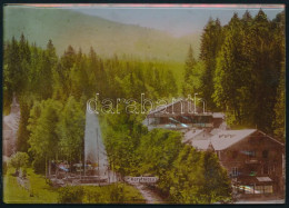 1912 Korytnicza (Felvidék) Fürdőemlék, Hátoldalon Felirattal, üveg Gyöngyház Berakással, Szép állapotban, 15,5×11 Cm - Autres & Non Classés