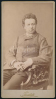 Cca 1900 Újházy Ede (1841-1915) Színész, Jellemkomikus, A Realista Színjátszás Egyik úttörője, Az Újházi Tyúkhúsleves Né - Autres & Non Classés
