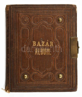 1864 Bazár Album. Schrecker I[gnác] Fényképész Müterméből Pesten. A Magyar Országi Szükölködök Javára. Pest, 1864, Schre - Other & Unclassified