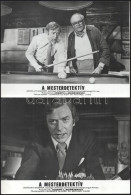 Cca 1972 ,,A Mesterdetektív" Című Angol Film Jelenetei és Szereplői (Laurence Oliver és Michael Caine Főszereplésével),  - Other & Unclassified