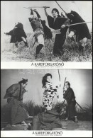 Cca 1969 ,,A Kardforgatónő" Című Japán Filmdráma, Szamurájfilm Jelenetei és Szereplői, 17 Db Vintage Produkciós Filmfotó - Altri & Non Classificati