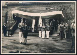 1937 Madách Gimnázium Budapest, Levente Avatás 18x12 Cm - Sonstige & Ohne Zuordnung