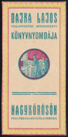 "Dajka Lajos Villanyerőre Berendezett Könyvnyomdája, Nagykőrösön PIac-téár Szabó Gyula Urháza", Számolócédula, 12x6 Cm - Advertising