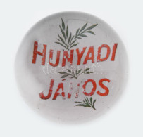 Cca 1930 "Hunyadi János" Keserűvíz Reklámos Levélnehezék, Kopott, Karcolásokkal, D: 8 Cm. - Advertising