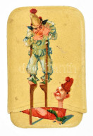 Stollweck Sexta Cigarettes Humoros Szivarkás Doboz Litho Képpel / Cigarette Box With Litho Image 8 Cm - Pubblicitari