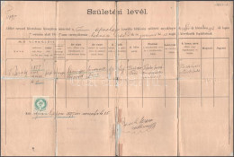 1894-1954 Zsidó Család Irathagyatéka, Feltehetőleg Paul Arma (Weisshaus Imre) Rokonságából, 13 Db, Születési, Házassági, - Sonstige & Ohne Zuordnung