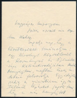 1944 Alsó- és Felsőzathurcsei Zathureczky Ede (1903-1959) Kétszeres Kossuth-díjas Hegedűművész, A Zeneakadémia Igazgatój - Autres & Non Classés