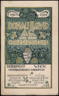 Donau Lloyd Aktiengesellschaft Und Ihre Unternehmungen. 1920-1922. Bp.-Wien, 1922., Centralbureau Budapest, (L. & F. Wei - Autres & Non Classés