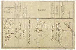 1907 Nyomtatvány Hajóposta Bélyegzéssel / Printed Matter With Ship Mail Postmark - Sonstige & Ohne Zuordnung
