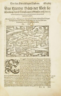 Sebastian Münster: Beschreibung Des Königreichs Denmarck Sampt Andern... Dánia Térképe. Megj.: Cosmographia, 1560. Famet - Altri & Non Classificati