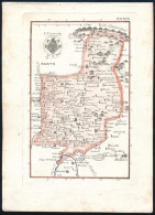 1804 Czetter Sámuel (1765-1829 K.): Ung Vármegye Térképe. C[omitatus] Ungvar In: [Korabinszky János Mátyás]: Korabinsky, - Andere & Zonder Classificatie