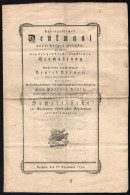 1792 Kassa, Dörner Dániel Kereskedő és Petz Éva Zsuzsanna (Petz János György Kereskedő Lánya) Esküvői Emléklapja. ,,Unve - Zonder Classificatie