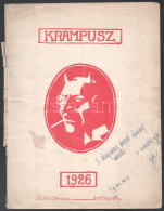 1926 Krampusz. VI. évfolyam. 1926. [A Budai Szent Imre Kollégium Diákjainak Humoros Folyóirata. Megjelenik évente.] [Bp. - Ohne Zuordnung