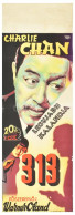 Cca 1938 313. Charlie Chan Legujabb Kalandjai. Főszerepben: Warner Oland. Kiadta: Matzner Károly A 20th Century Fox Buda - Otros & Sin Clasificación