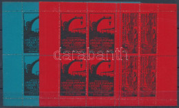 1911 2 Klf Nemzetközi Vasipari Szabadalmak Kiállítás Levélzáró Kisív / 2 Different Label Mini Sheets - Zonder Classificatie