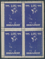 ** 1913 IPU Emlékív (betapadás) / Souvenir Sheet (gum Disturbance) - Zonder Classificatie