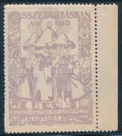 1915 Összetartásban Az Erő Levélzáró, R! / Label - Ohne Zuordnung