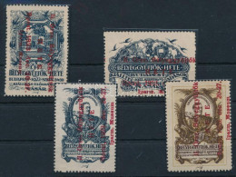 1923 II. Országos Bélyeggyűjtők Hete 4 Klf Levélzáró / Labels - Unclassified