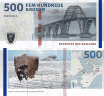 DENMARK 500 KRONER 2019 (2020) PNEW, New Signature, UNC  Signatures: Hugo Frey Jensen (Governor) & Bolette Møllers (Chie - Danemark