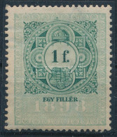 1898 1f Okmánybélyeg - Unclassified