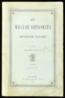 Salamon Ferencz: Két Magyar Diplomata A Tizenhetedik Századból Pest, 1867. Ráth M. (2)+XLV+(2)+288p. Kiadói Papírborítób - Non Classés