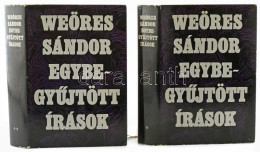 Weöres Sándor: Egybegyűjtött írások. I-II. Köt. (DEDIKÁLT!) Bp., 1970, Magvető, 1 T. + 723+(1) P.; 831+(1) P. Kiadói Egé - Sin Clasificación