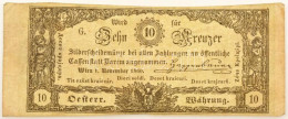 1860. 10Kr "K. K. Hauptmünzamt Für Silberscheidemünze" T:F / Austrian Empire 1860. 10 Kreuzer "K. K. Hauptmünzamt Für Si - Zonder Classificatie