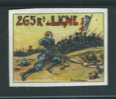 Rare : Vignette DELANDRE - France 265 éme Régt D'infanterie De Ligne - 1914 -18 WWI WW1 Poster Stamp - Erinnophilie